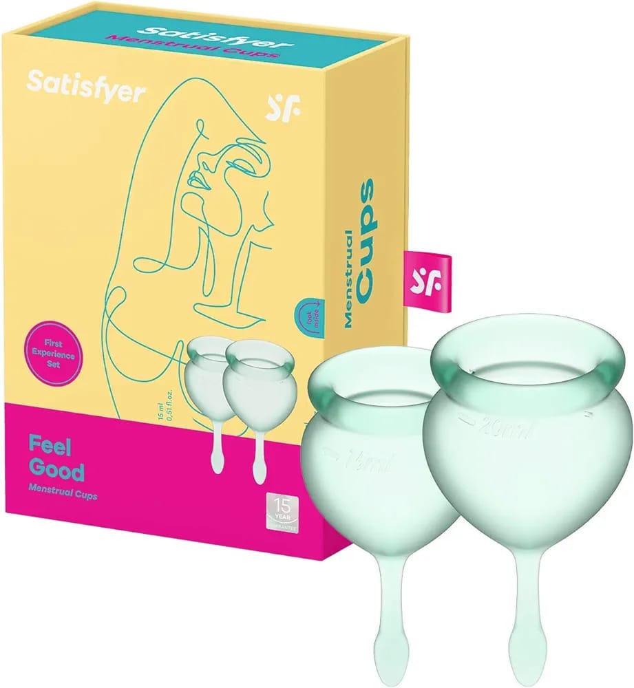 Set de 2 Copas Menstruales | SATISFYER FEEL GOOD