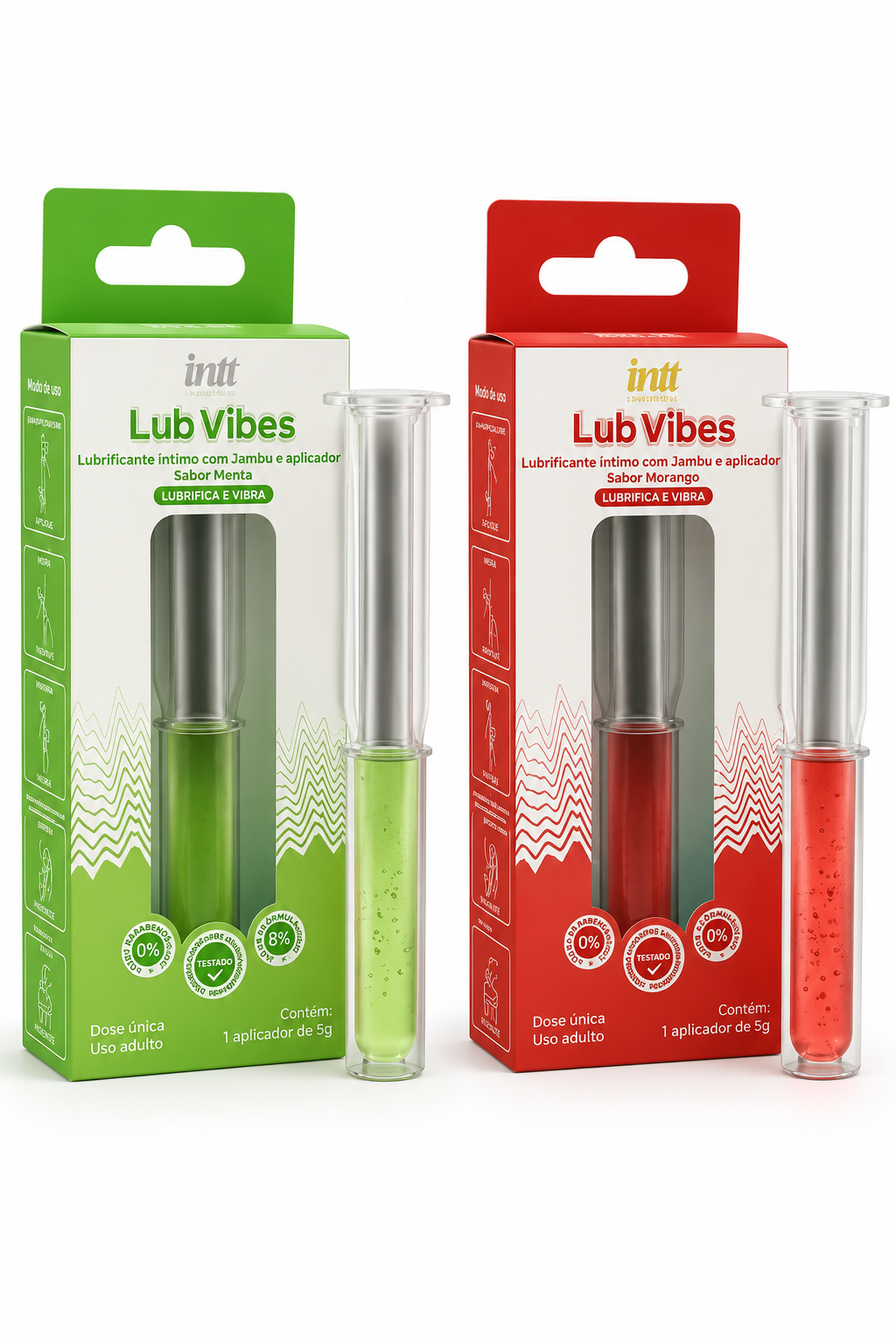 Lubricante con Sabor y Vibración