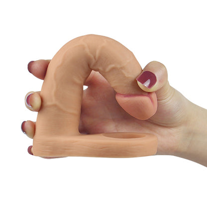 Anillo Con Dildo The Ultra Soft Double | 15CM LOVETOY