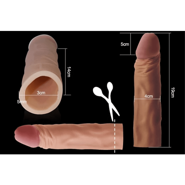 Funda para pene X-Tender +4cm LOVETOY