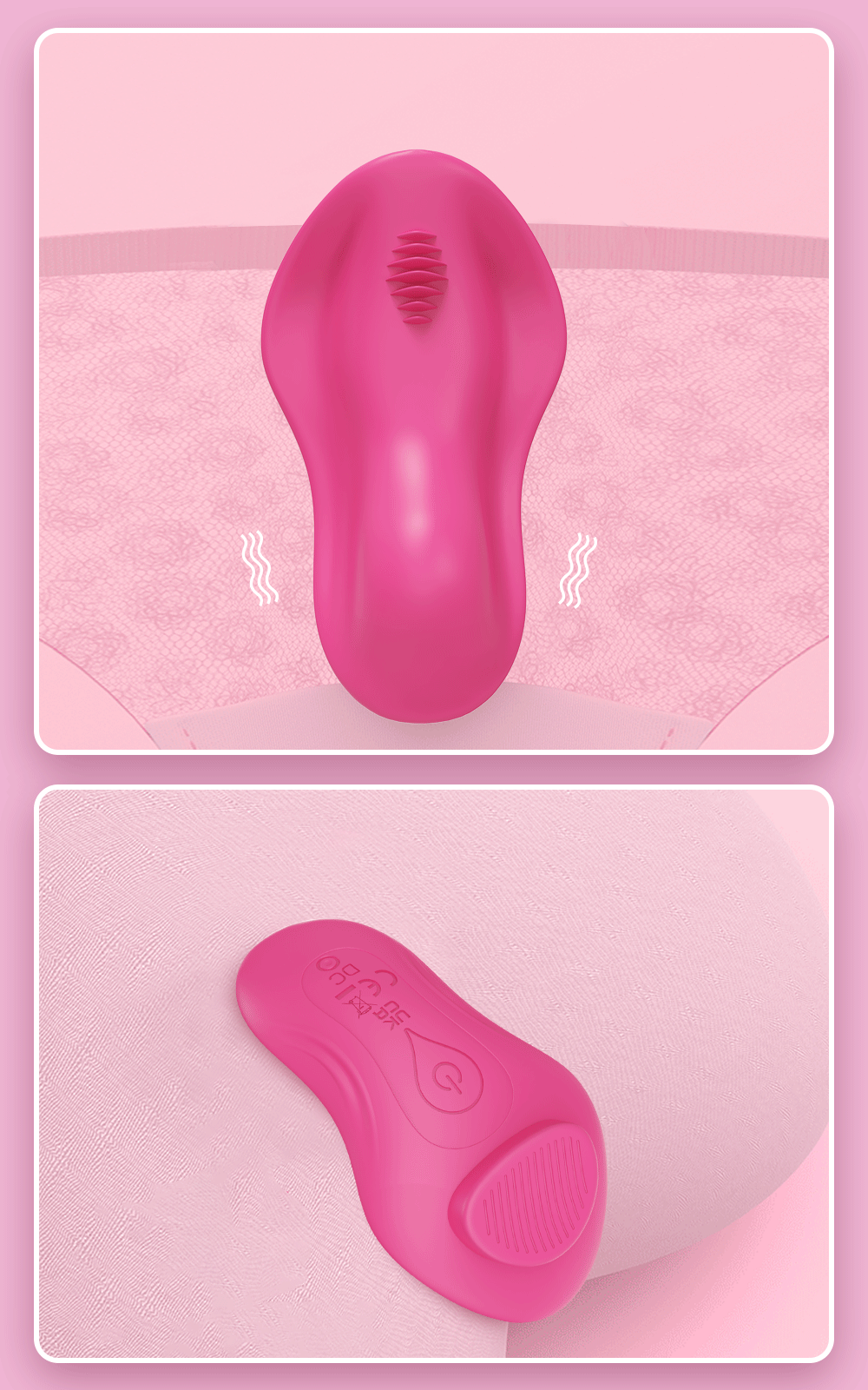 Vibrador Gemidos Para La Ropa Interior Con Aplicación