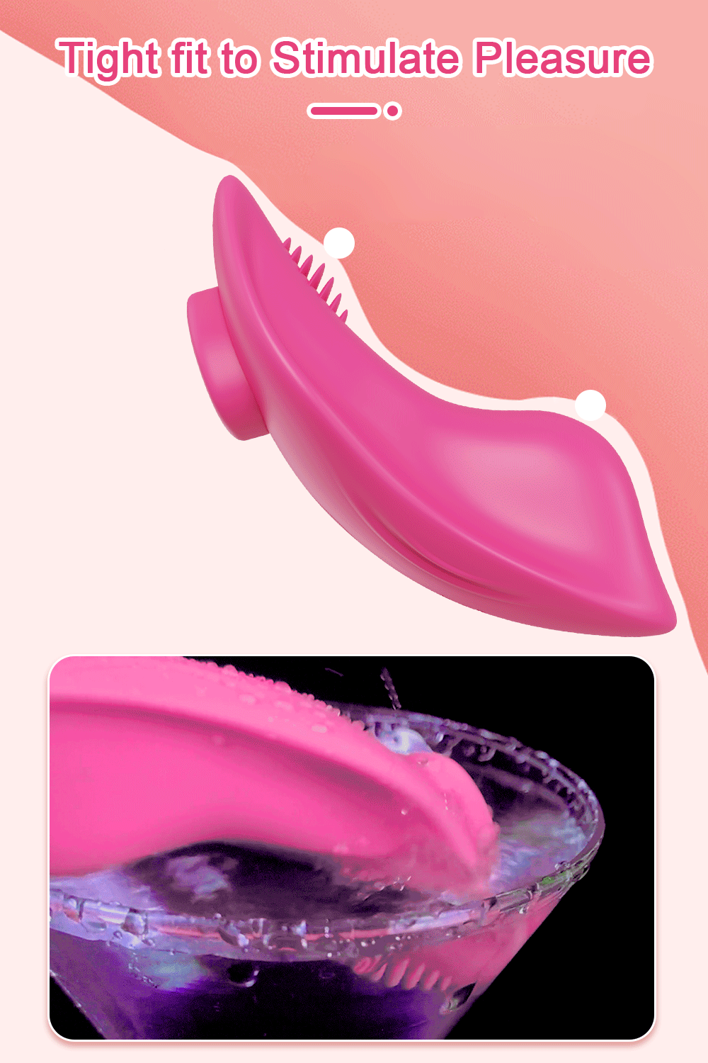 Vibrador Gemidos Para La Ropa Interior Con Aplicación