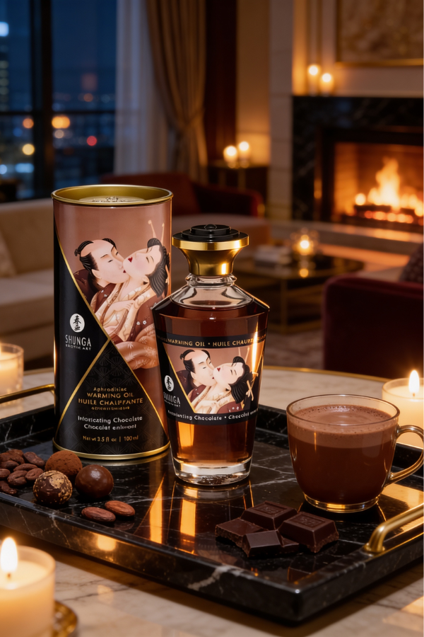 Aceite Afrodisíaco | Besos Íntimos Chocolate | Shunga