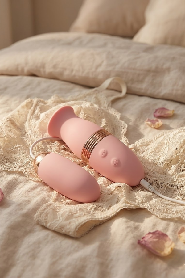 Huevo Vibrador con Lengua Traviesa Doble Estimulación