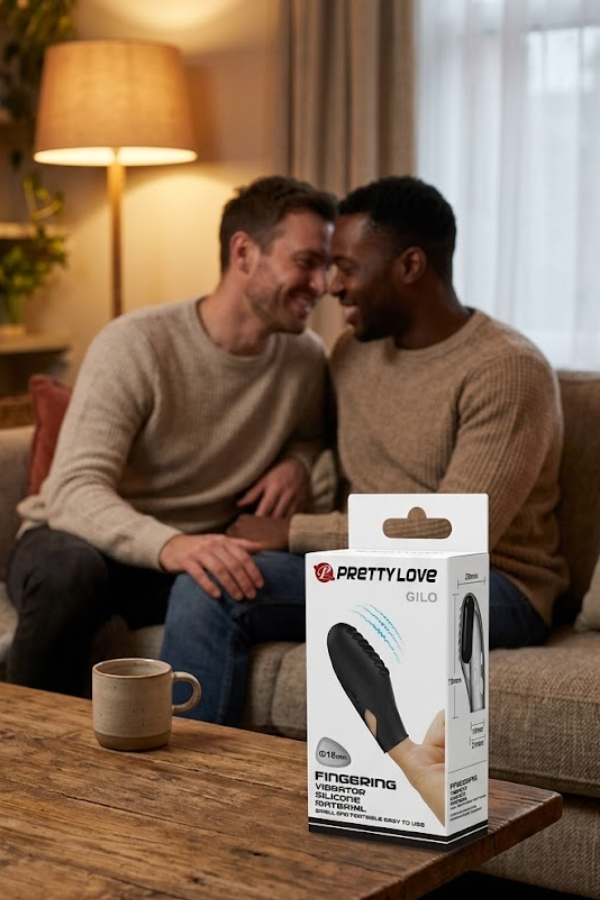 Vibrador Para El Dedo Con Textura