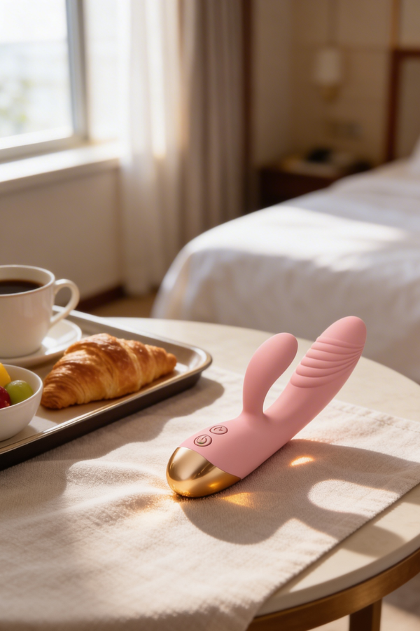 Vibrador  Beso Rosa Dual