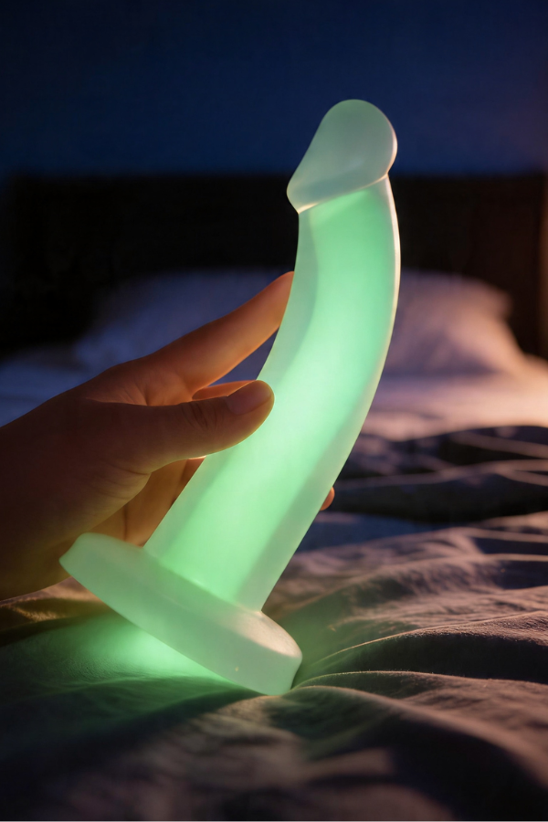 Consolador Glow 20 x 4,5 CM