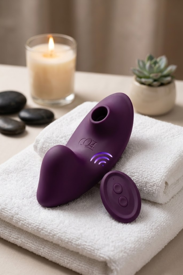 Succionador y Vibrador Secret Con Control Remoto