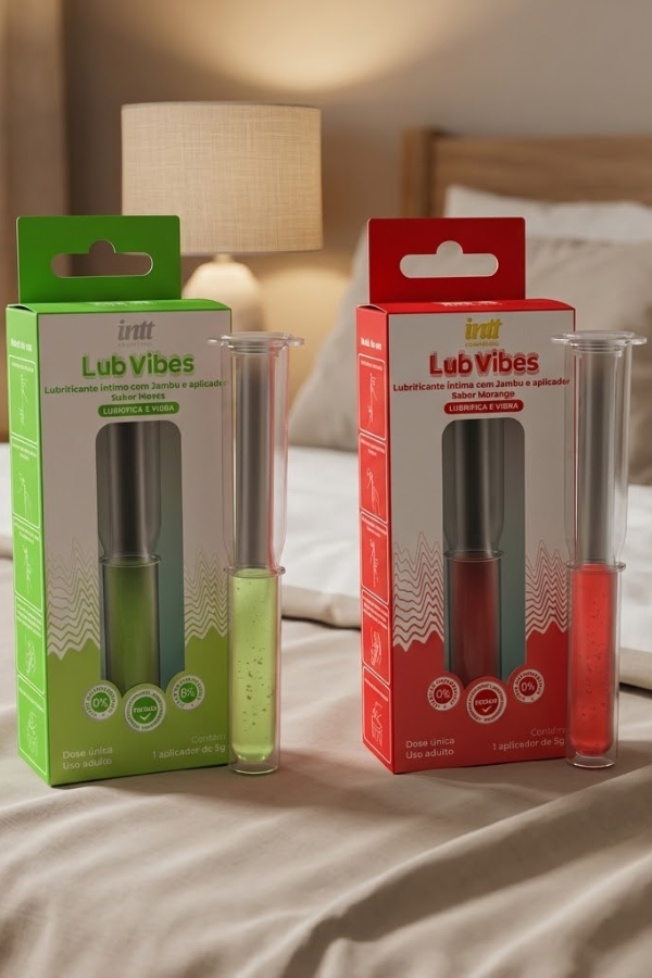 Lubricante con Sabor y Vibración