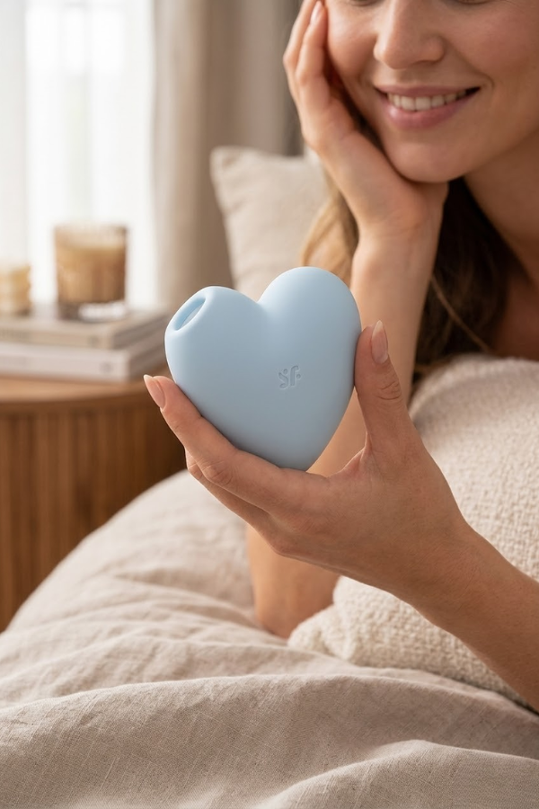 Satisfyer Cutie Estimulador Clitorial Compacto en Forma de Corazón
