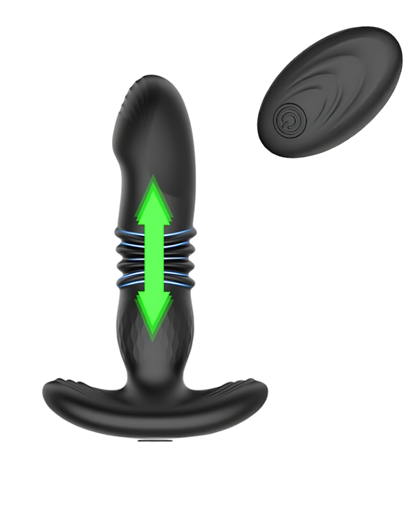 Plug Vibrador Con Movimiento | Fantasía Sublime