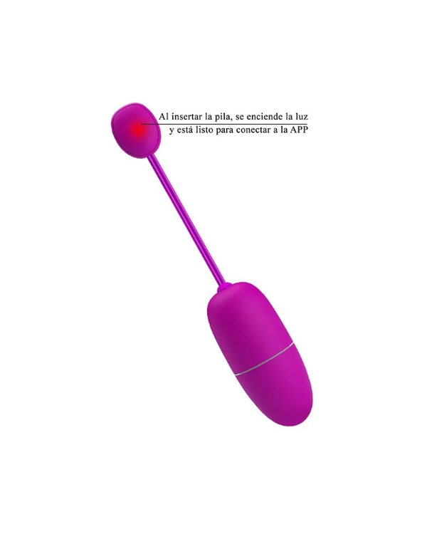 Vibrador Egg Purple Con Aplicación