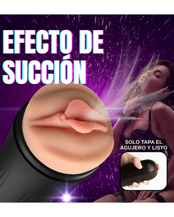 Masturbador Realistico Labios Carnosos
