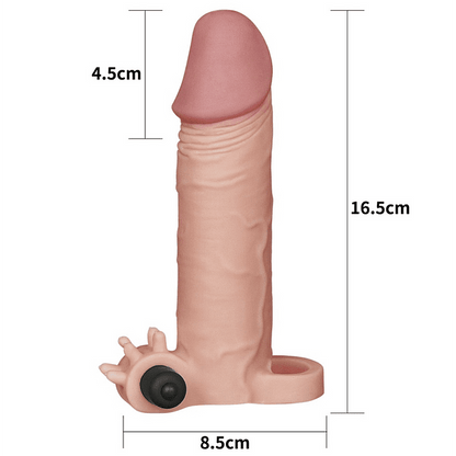 Funda para pene vibradora X-Tender +4,5cm