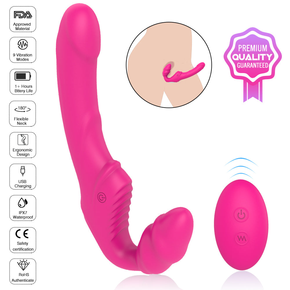 Vibrador Doble Nana | Inalámbrico | Con Control Remoto