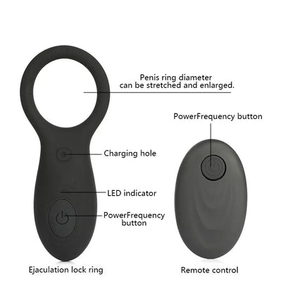 Anillo Vibrador Con Control Remoto