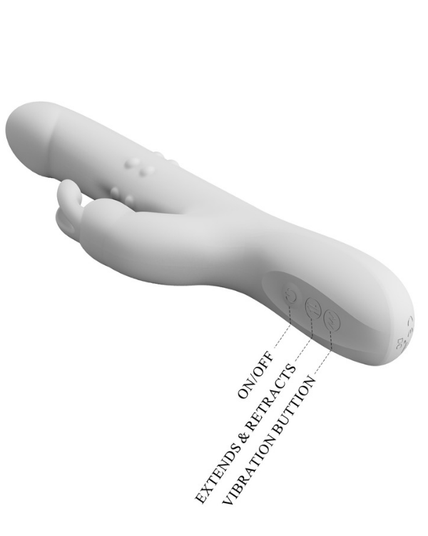 Vibrador Placer Intenso Con Empuje y Rotación