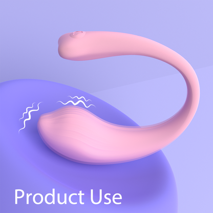 Vibrador Beso Rosa | Inalámbrico | Con Control Remoto