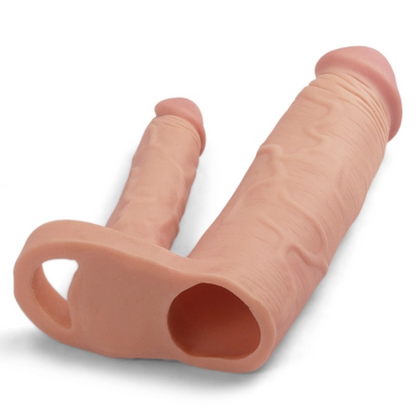 Funda Doble para pene X-Tender +5,5cm