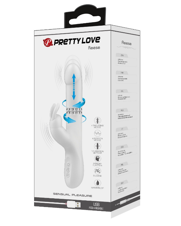 Vibrador Placer Intenso Con Empuje y Rotación