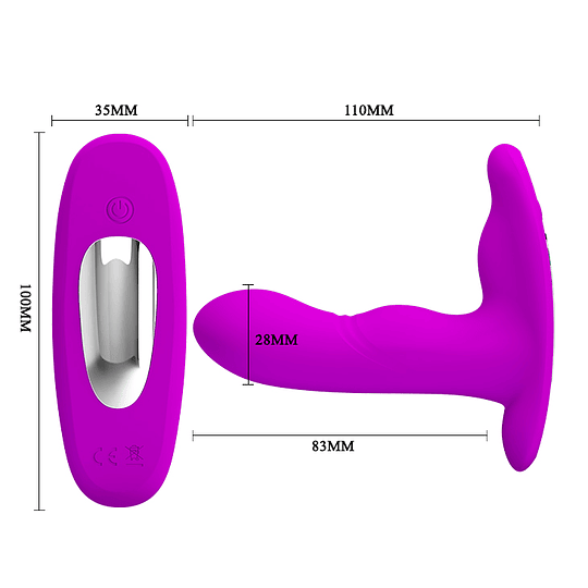 Magic Purple | Vibrador a Distancia Con Control