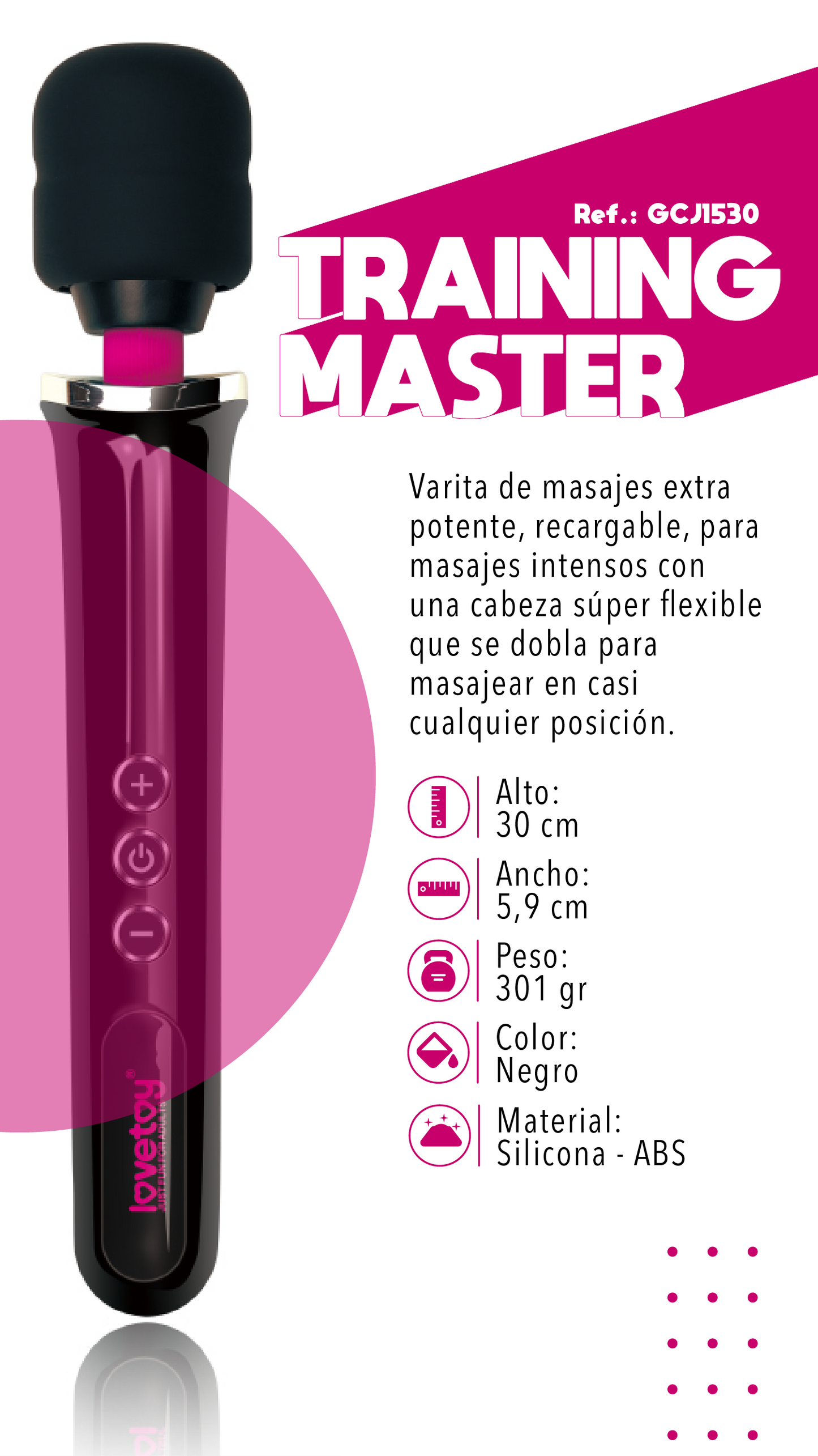 Micrófono Vibrador | MaxPower  LOVETOY