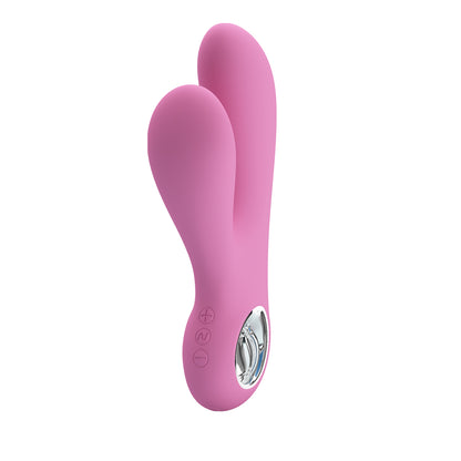 Vibrador Doble Con Estimulador | Canrol | Recargable