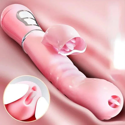 Vibrador Triple Estimulación | Lengüitas Traviesas