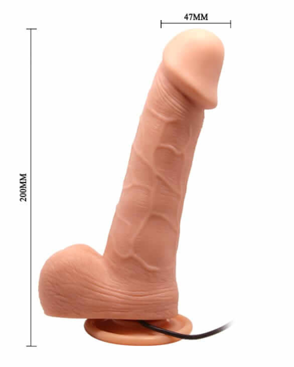 Dildo Con Rotacion 20 x 4.7 CM