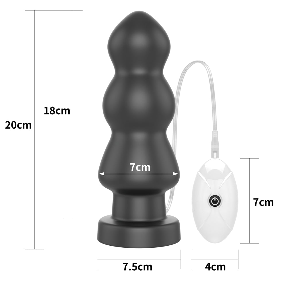 King Vibrating Anal Rigger | LOVETOY 20CM