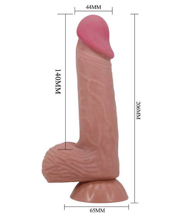 Consolador Masturbable Soft Touch 20.6 x 4.4 CM