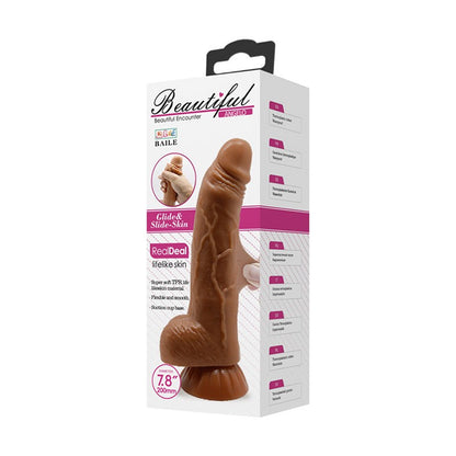 Dildo Realista Angelo | Piel Deslizable | 20 Cm