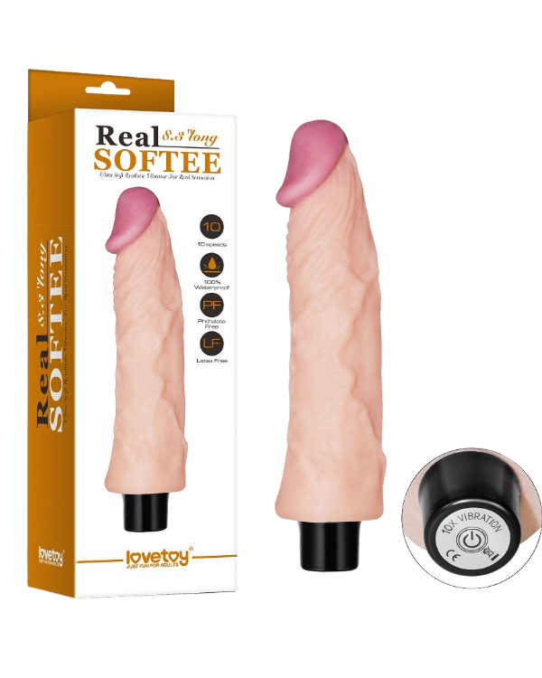 Dildo Vibrador | RealSoftee 22CM LOVETOY