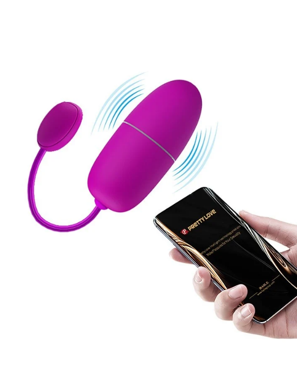 Vibrador Egg Purple Con Aplicación