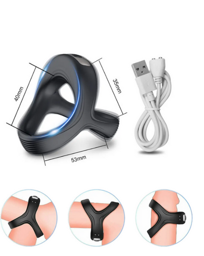 Anillo Retardante y Vibrador Troya