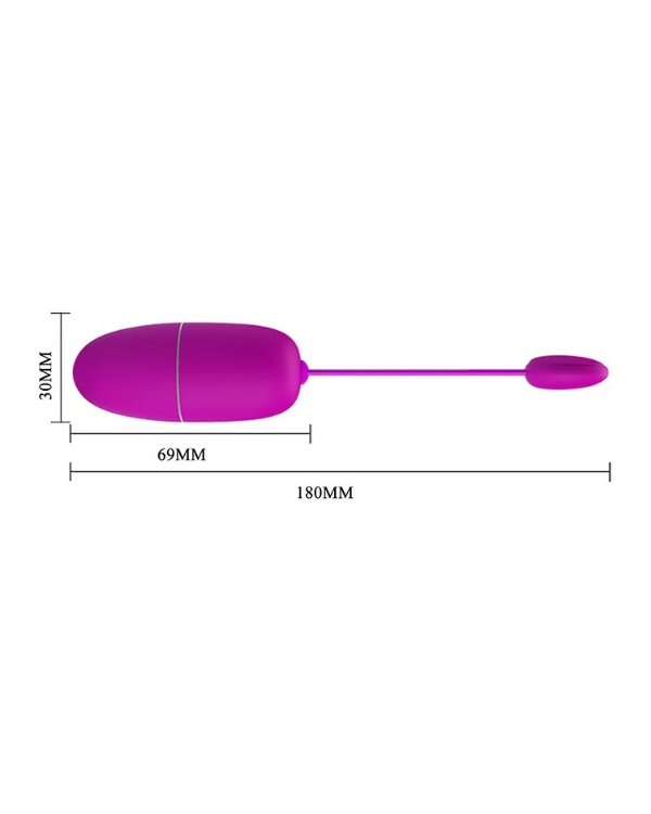 Vibrador Egg Purple Con Aplicación