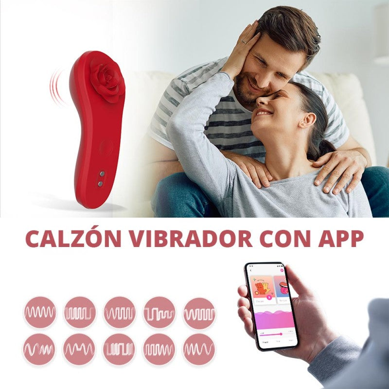 Vibrador Magic Rose Con Aplicación