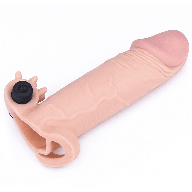 Funda para pene vibradora X-Tender +4,5cm