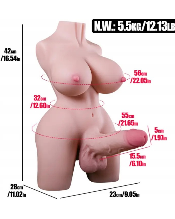 Muñeca Realista Con Dildo Diosa Griega