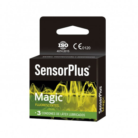 Condones Sensor Plus | Magic Fluorescente