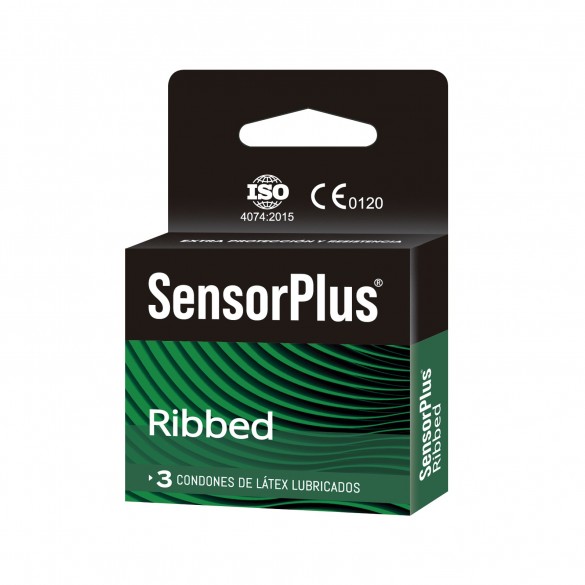 Condones Sensor Plus | Ribbed Texturizados