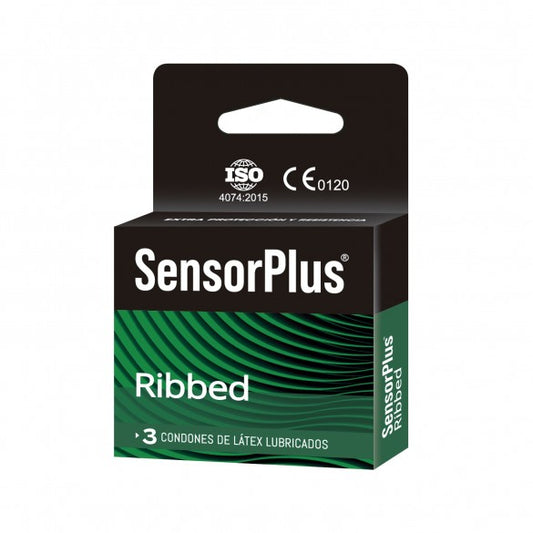 Condones Sensor Plus | Ribbed Texturizados