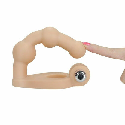 Vibrador Con Anillo Doble Penetración The Ultra Soft Bead